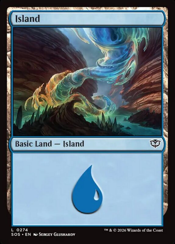 Island — sos 274 — Magic The Gathering TCG