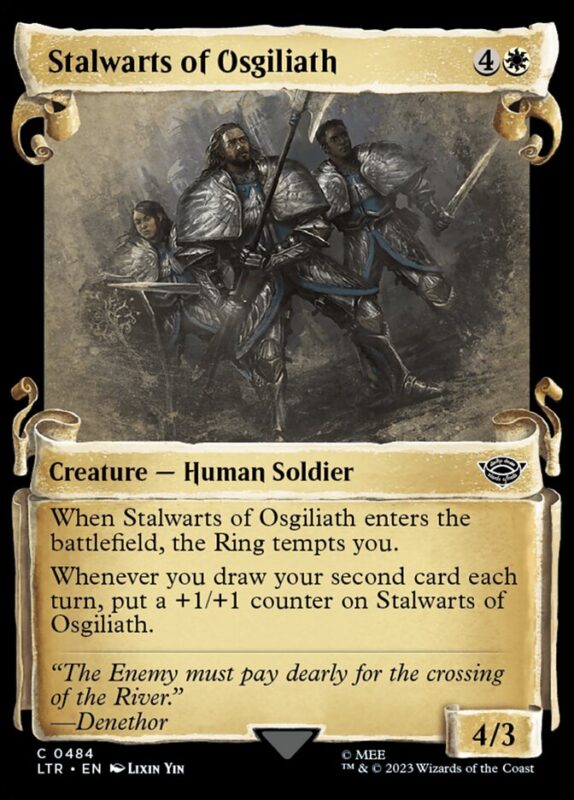 Stalwarts of Osgiliath — ltr 484 — Magic The Gathering TCG