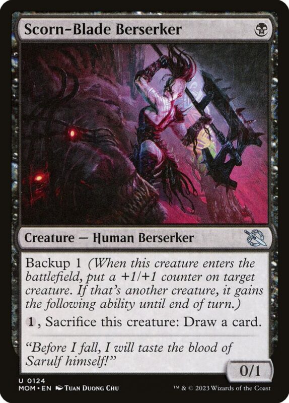 Scorn-Blade Berserker — mom 124 — Magic The Gathering TCG