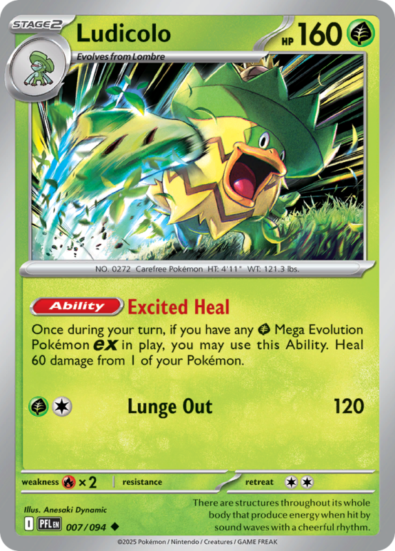 Ludicolo — me2 7 — Pokémon TCG