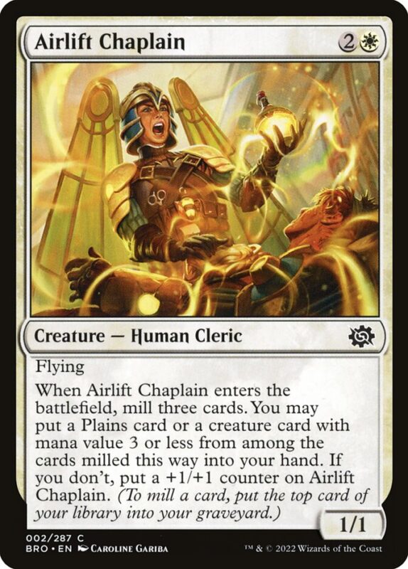 Airlift Chaplain — bro 2 — Magic The Gathering TCG