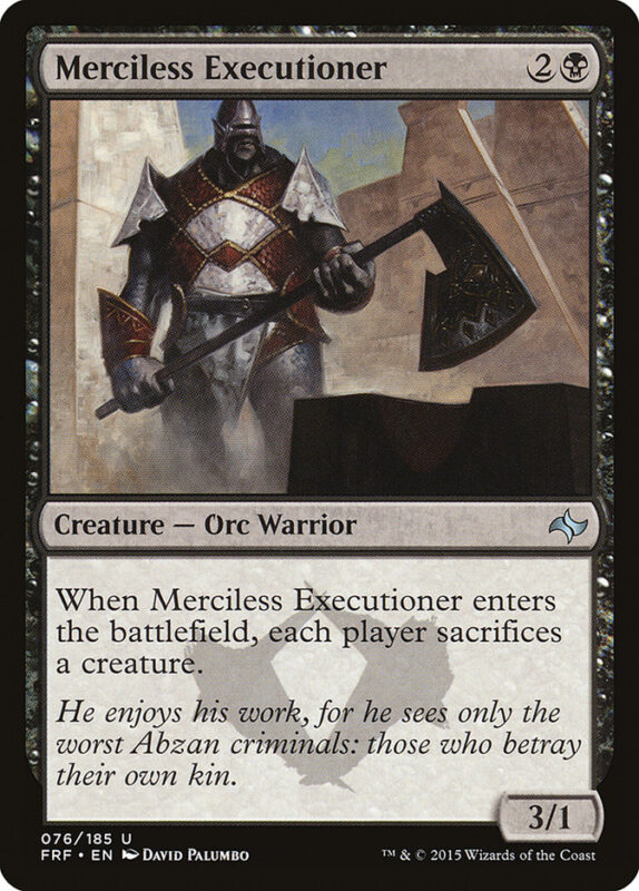 Merciless Executioner — frf 76 — Magic The Gathering TCG