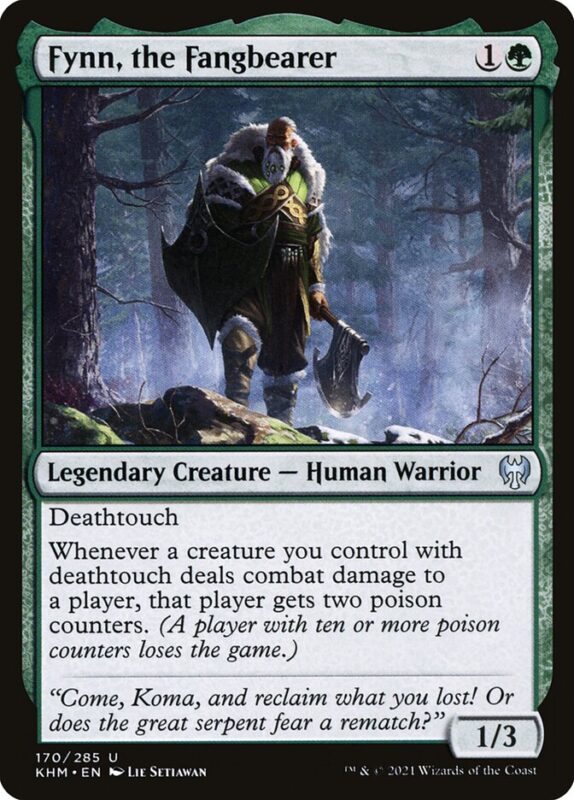 Fynn, the Fangbearer — khm 170 — Magic The Gathering TCG