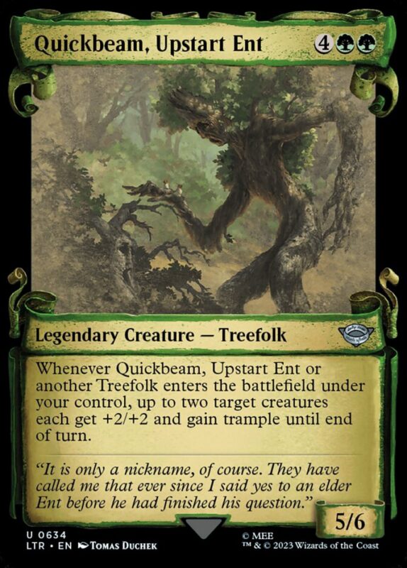 Quickbeam, Upstart Ent — ltr 634 — Magic The Gathering TCG