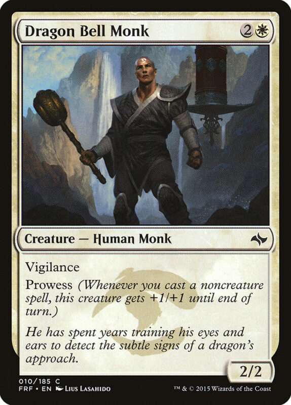 Dragon Bell Monk — frf 10 — Magic The Gathering TCG