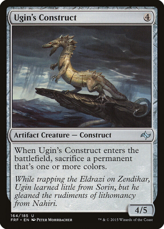 Ugin's Construct — frf 164 — Magic The Gathering TCG