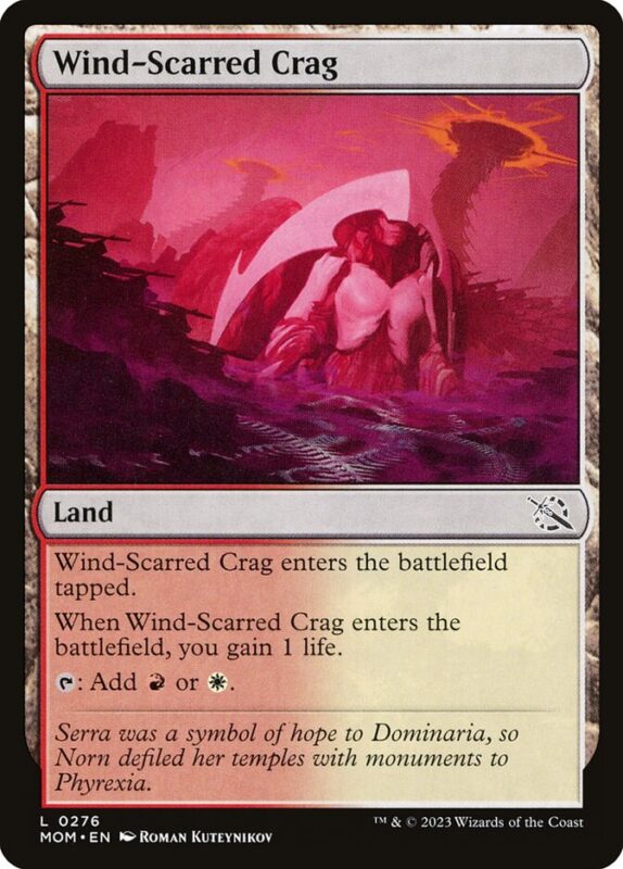 Wind-Scarred Crag — mom 276 — Magic The Gathering TCG