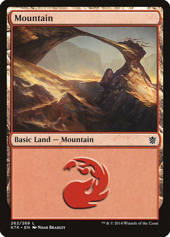 Mountain — ktk 262 — Magic The Gathering TCG
