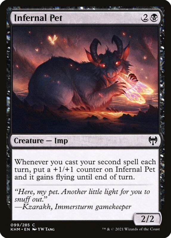 Infernal Pet — khm 99 — Magic The Gathering TCG