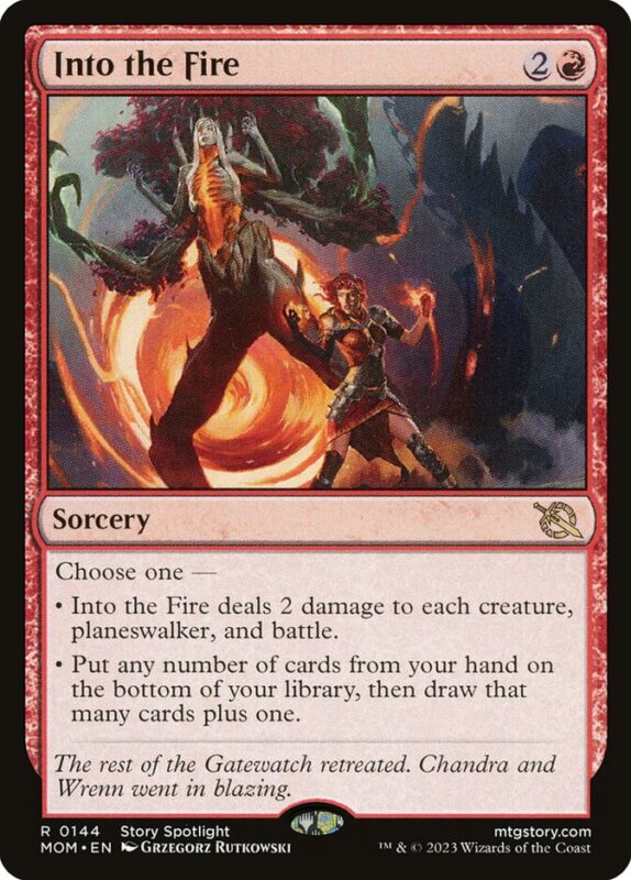 Into the Fire — mom 144 — Magic The Gathering TCG