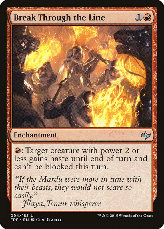 Break Through the Line — frf 94 — Magic The Gathering TCG