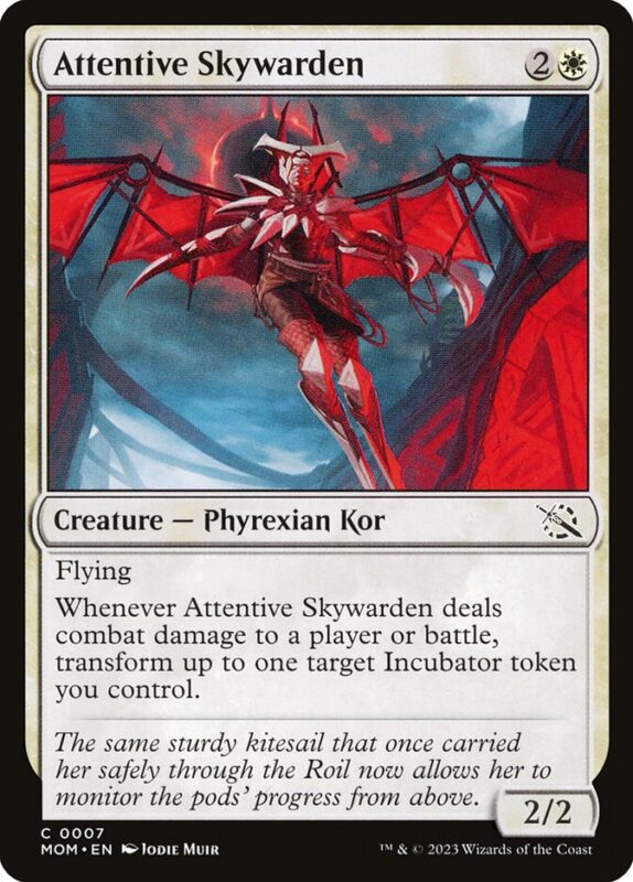 Attentive Skywarden — mom 7 — Magic The Gathering TCG