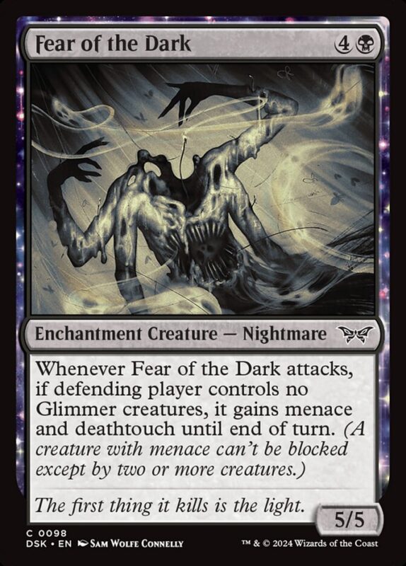 Fear of the Dark — dsk 98 — Magic The Gathering TCG