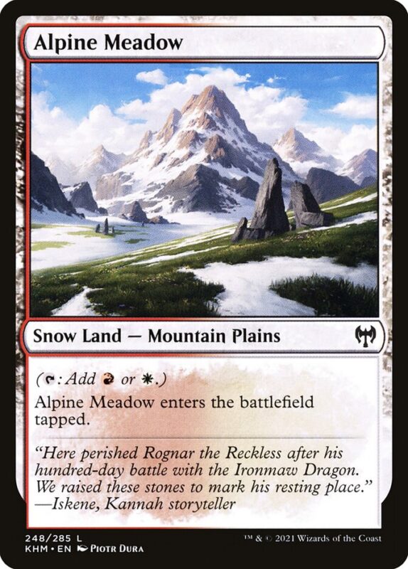 Alpine Meadow — khm 248 — Magic The Gathering TCG