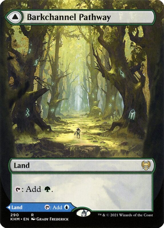 Barkchannel Pathway // Tidechannel Pathway — khm 290 — Magic The Gathering TCG