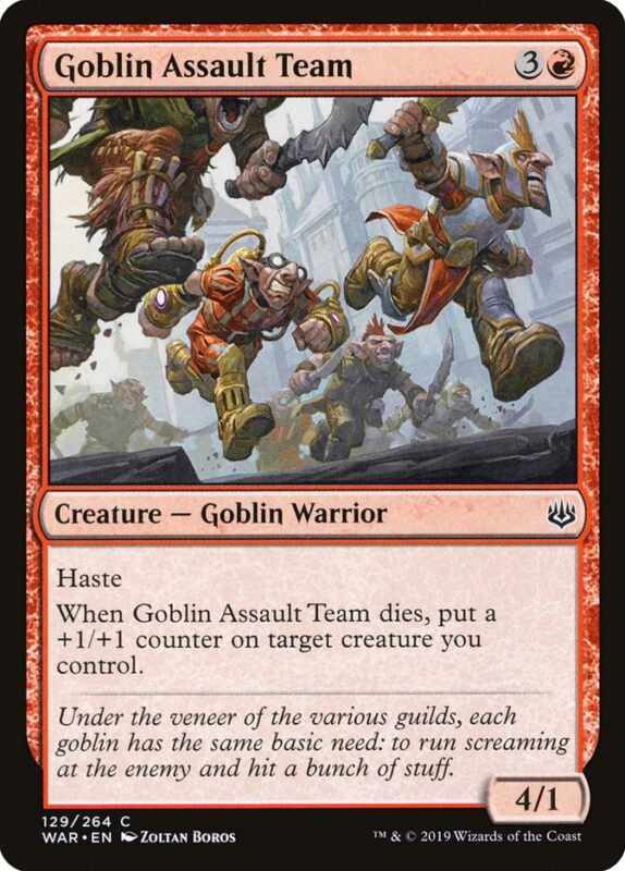 Goblin Assault Team — war 129 — Magic The Gathering TCG