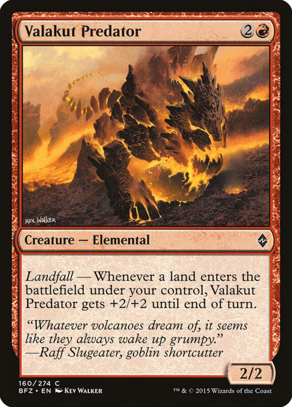 Valakut Predator — bfz 160 — Magic The Gathering TCG