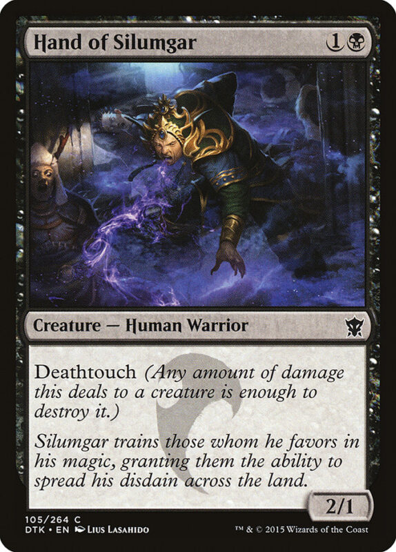 Hand of Silumgar — dtk 105 — Magic The Gathering TCG