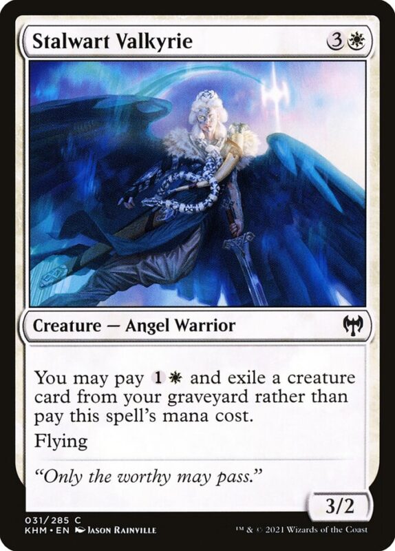 Stalwart Valkyrie — khm 31 — Magic The Gathering TCG