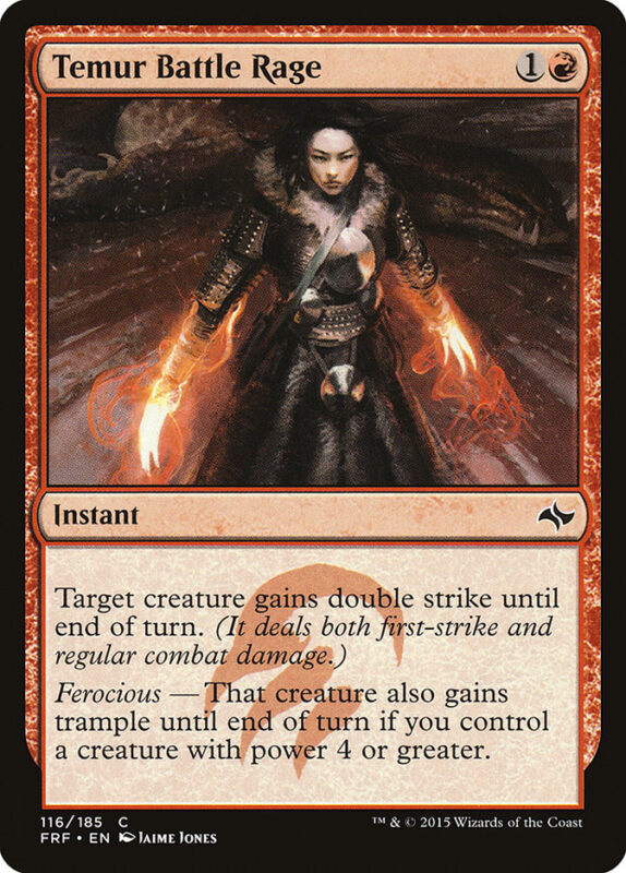 Temur Battle Rage — frf 116 — Magic The Gathering TCG