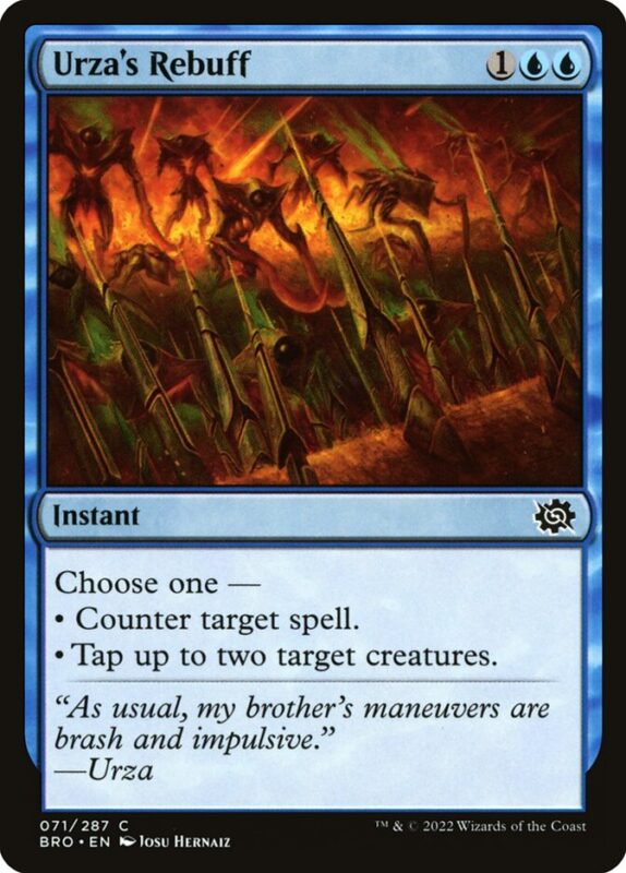 Urza's Rebuff — bro 71 — Magic The Gathering TCG
