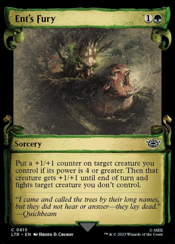 Ent's Fury — ltr 615 — Magic The Gathering TCG