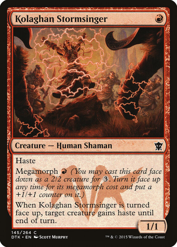 Kolaghan Stormsinger — dtk 145 — Magic The Gathering TCG