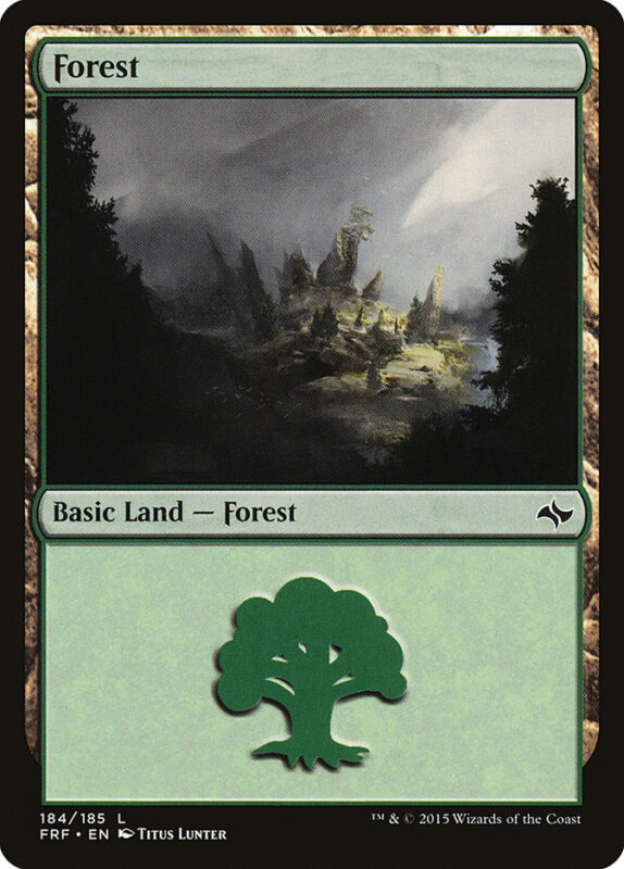 Forest — frf 184 — Magic The Gathering TCG