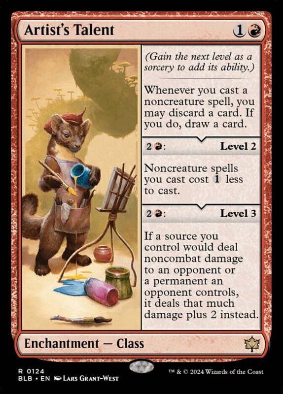 Artist's Talent — blb 124 — Magic The Gathering TCG