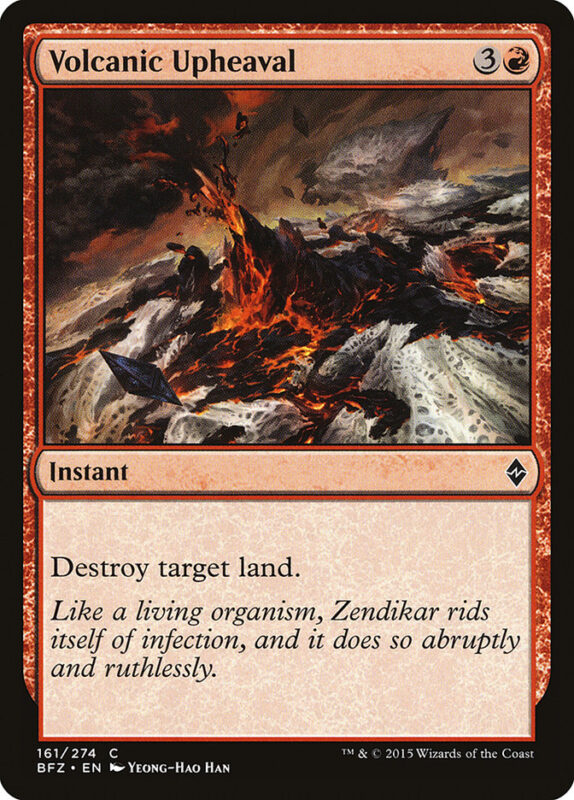 Volcanic Upheaval — bfz 161 — Magic The Gathering TCG