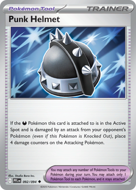 Punk Helmet — me2 92 — Pokémon TCG