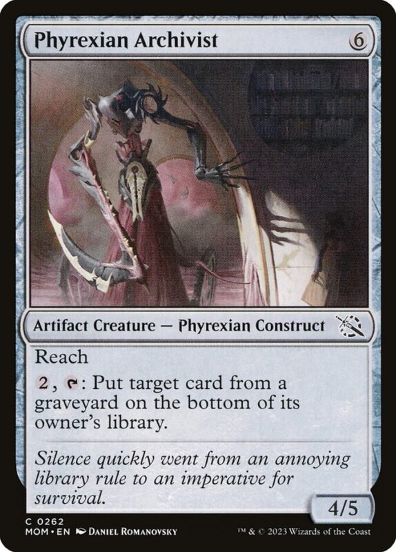 Phyrexian Archivist — mom 262 — Magic The Gathering TCG