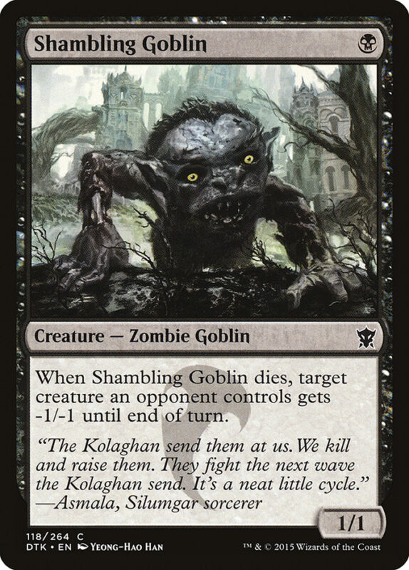 Shambling Goblin — dtk 118 — Magic The Gathering TCG