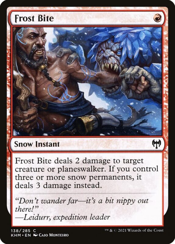 Frost Bite — khm 138 — Magic The Gathering TCG