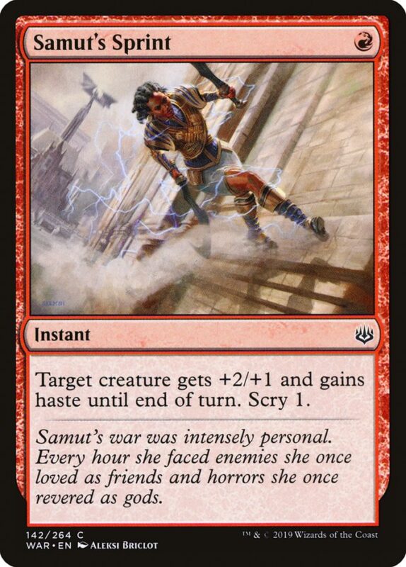 Samut's Sprint — war 142 — Magic The Gathering TCG