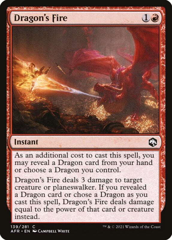 Dragon's Fire — afr 139 — Magic The Gathering TCG