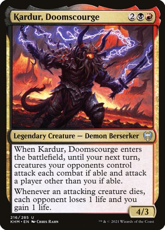 Kardur, Doomscourge — khm 216 — Magic The Gathering TCG