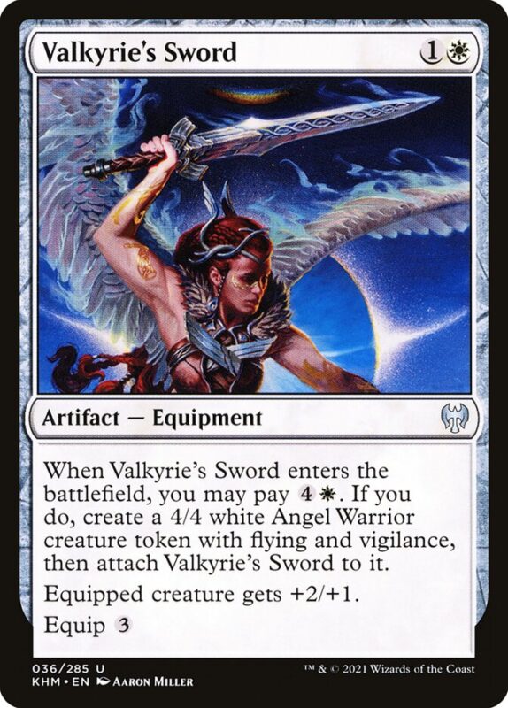 Valkyrie's Sword — khm 36 — Magic The Gathering TCG