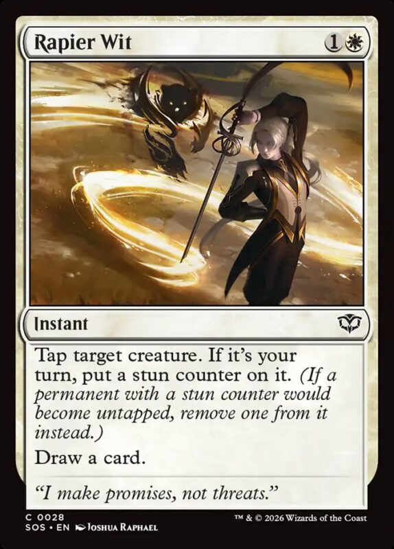 Rapier Wit — sos 28 — Magic The Gathering TCG