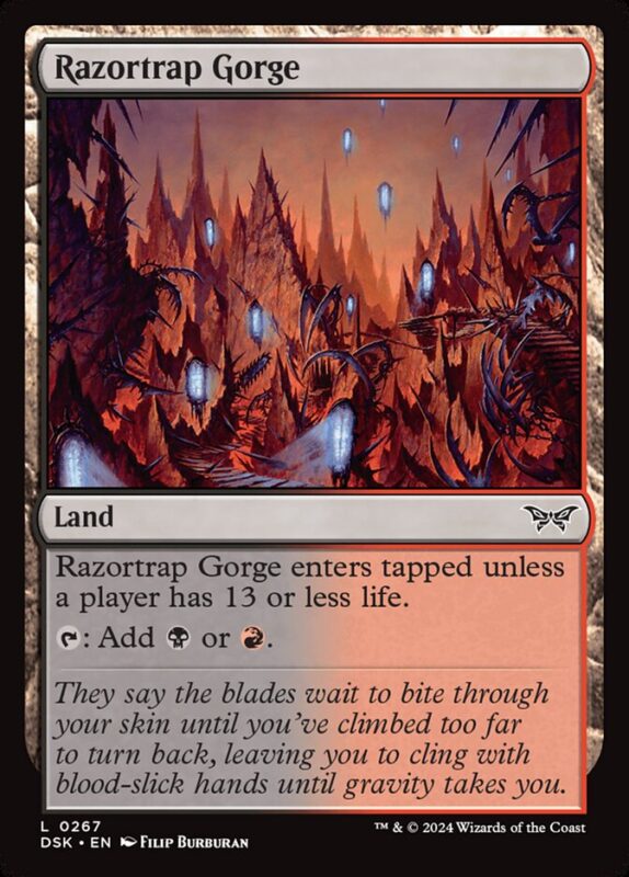 Razortrap Gorge — dsk 267 — Magic The Gathering TCG