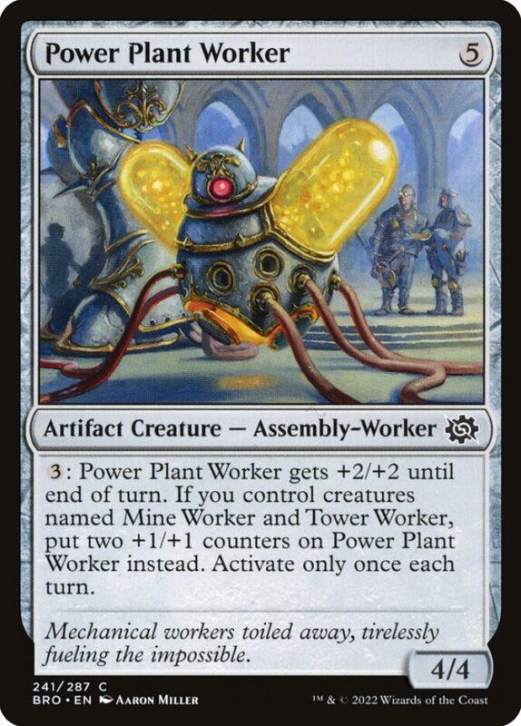 Power Plant Worker — bro 241 — Magic The Gathering TCG
