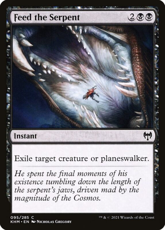 Feed the Serpent — khm 95 — Magic The Gathering TCG