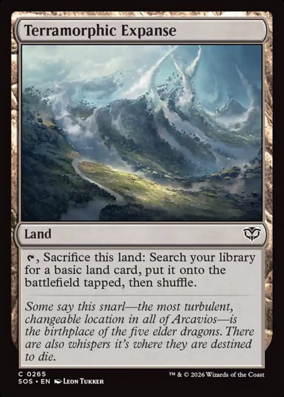 Terramorphic Expanse — sos 265 — Magic The Gathering TCG
