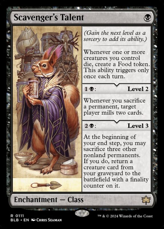 Scavenger's Talent — blb 111 — Magic The Gathering TCG