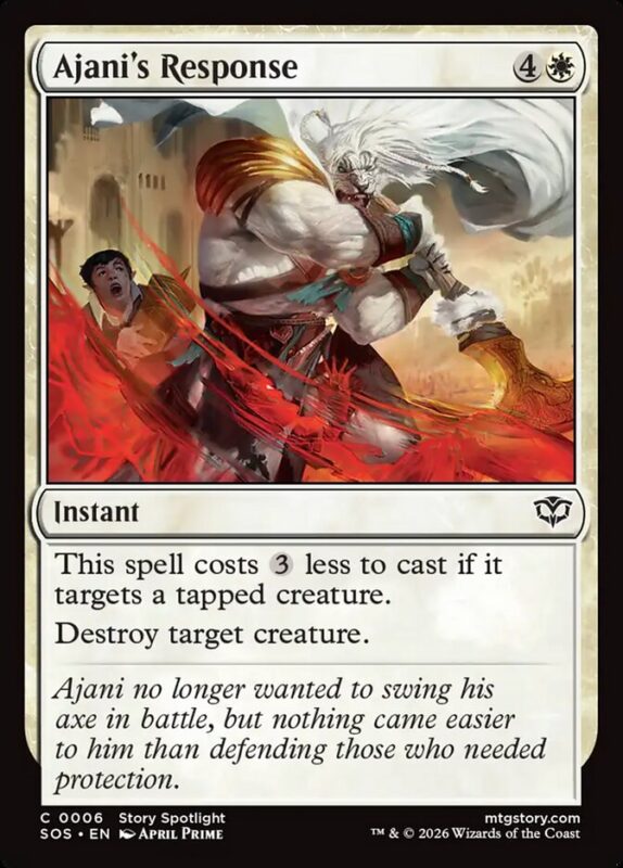 Ajani's Response — sos 6 — Magic The Gathering TCG