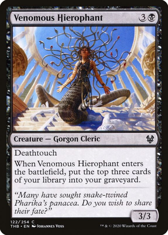 Venomous Hierophant — thb 122 — Magic The Gathering TCG