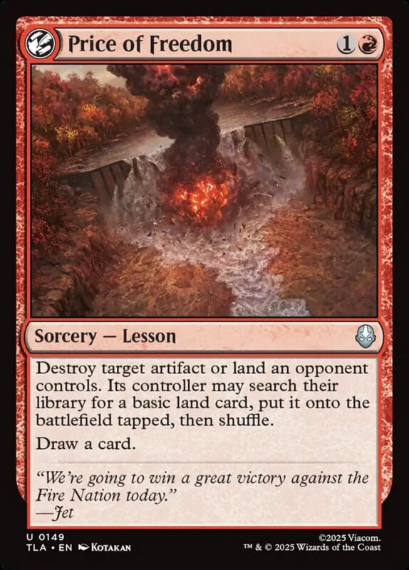 Price of Freedom — tla 149 — Magic The Gathering TCG