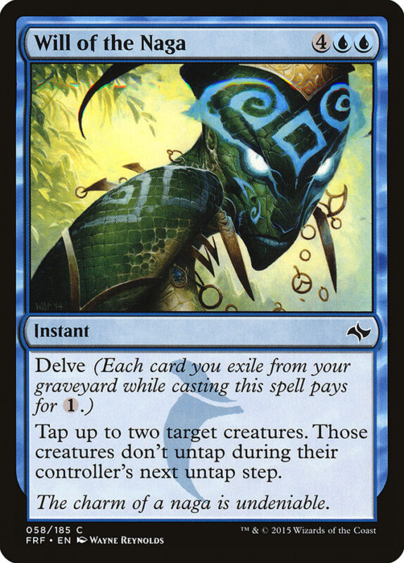 Will of the Naga — frf 58 — Magic The Gathering TCG