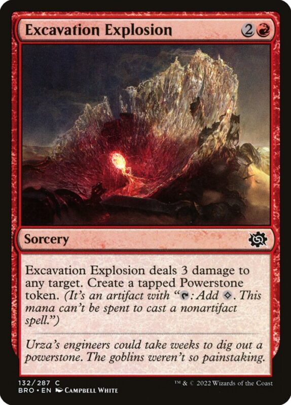 Excavation Explosion — bro 132 — Magic The Gathering TCG