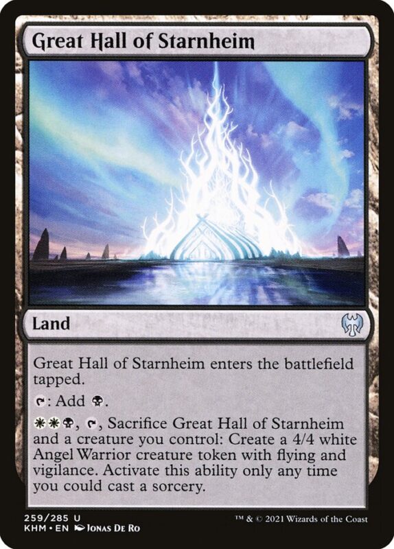 Great Hall of Starnheim — khm 259 — Magic The Gathering TCG